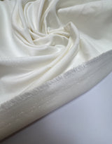 Cotton Elastane Velour White