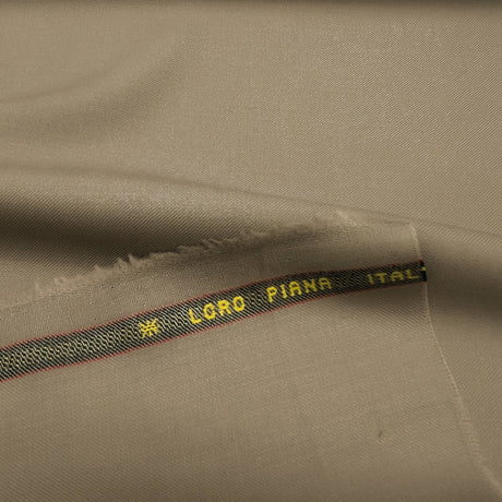 Tan Super 120S Merino Wool Fabric - Tan, Solid, 58/60" Width (1 Yard)