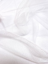 Polyamide Mesh White Stretch