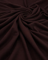 Stretch Twill Denim Look Chocolate Brown
