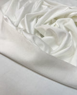 White Polyamide Elastane Knit Sportswear Fabric