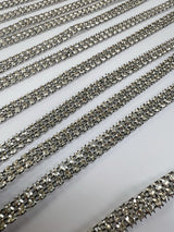 Lurex Polyamide Sewing Notions Silver Black