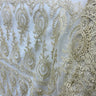 Corded Bridal Lace Fabric 100% Polyester Net Mesh 48" Wide