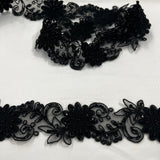 Beaded Corded Lace Trimming