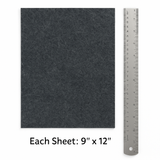 Acrylic Felt Sheets 9x12 3.2mm Thick