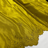 Beaded Bridal Lace Fabric on Satin