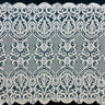 Beaded Corded Bridal Lace Fabric Dark Ivory 54" Wide