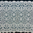 Beaded & Corded Bridal Lace Fabric - Dark Ivory, Embroidered, 54" Wide (1 Yard)