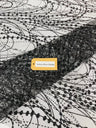 Galaxy Glitter Design Mesh Lace Polyester Fabric - Glitter Galaxy Pattern, 52-54" Width (1 Yard)
