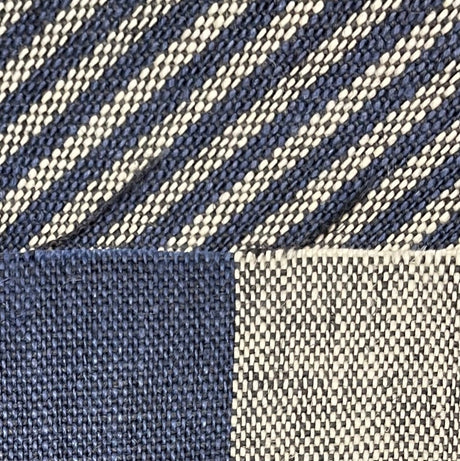 Pure Linen Yarn-Dyed Stripe Indigo