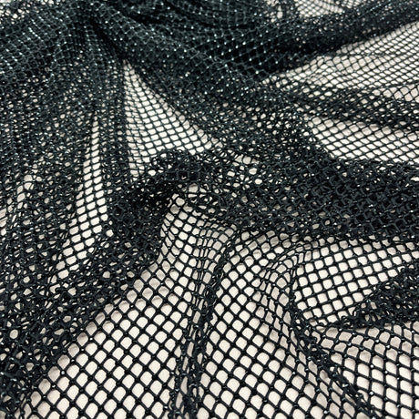 Diamond Fishnet 4-Way Stretch Fabric
