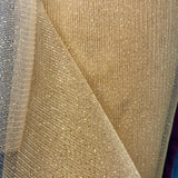 Glitter Mesh Polyester Fabric - Sparkle Net, 60" Width (1 Yard)