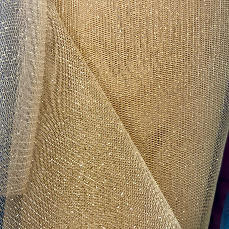 Glitter Mesh Fabric 60" Wide Sparkle Net