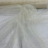 Glitter Mesh Polyester Fabric - Sparkle Net, 60" Width (1 Yard)