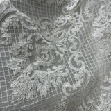 Beaded Corded Bridal Lace