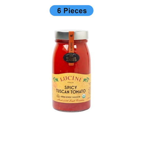 LUCINI ORGANIC PASTA SAUCE SPICY TUSCAN TOMATO 25.5 OZ JAR