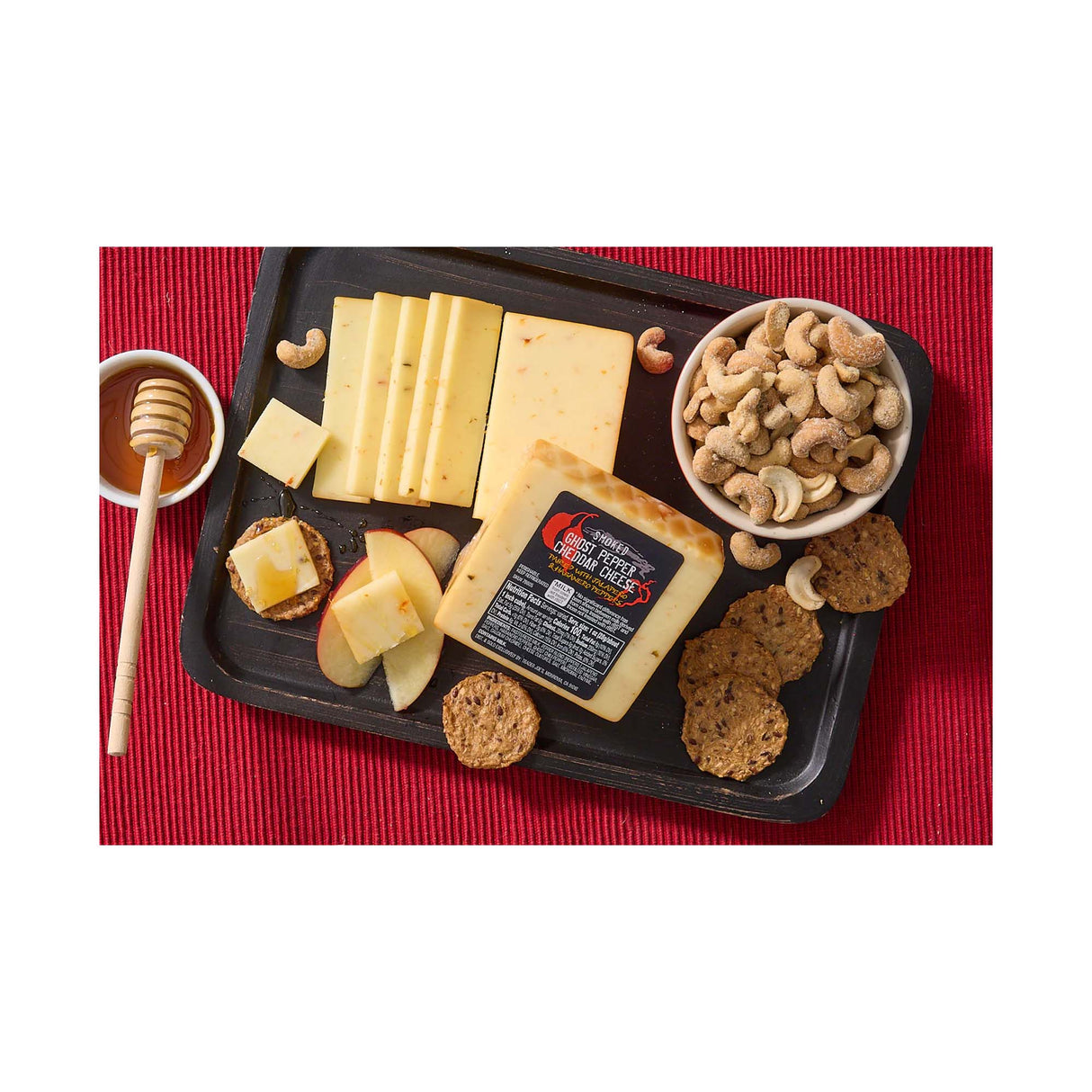 Smoked Ghost Pepper Cheddar – Spicy Wisconsin Cheddar with Jalapeño, Habanero & Ghost Pepper