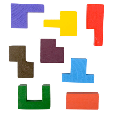 Wooden Tangram Puzzles (24 Pc Display)