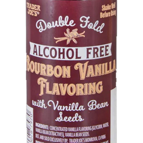 Double Fold Alcohol Free Bourbon Vanilla Flavoring 3.55 fl oz