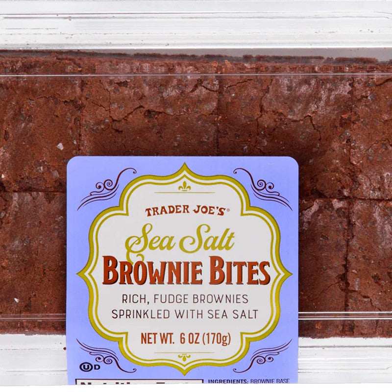 Trader Joe’s Sea Salt Brownie Bites 6 Oz