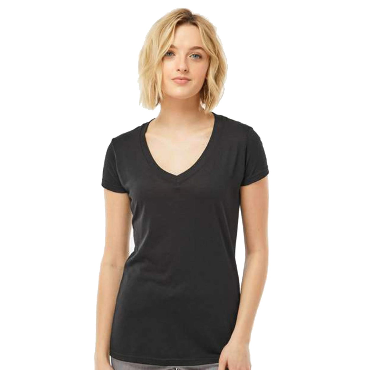 Women's Poly-Rich V-Neck T-Shirt