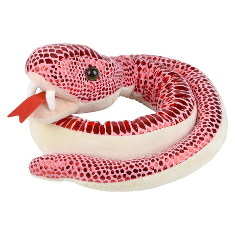 Metallic Snake Plush 54"