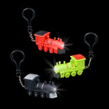 Light-Up Train Backpack Clip With Sound (24 Pc Display Box)