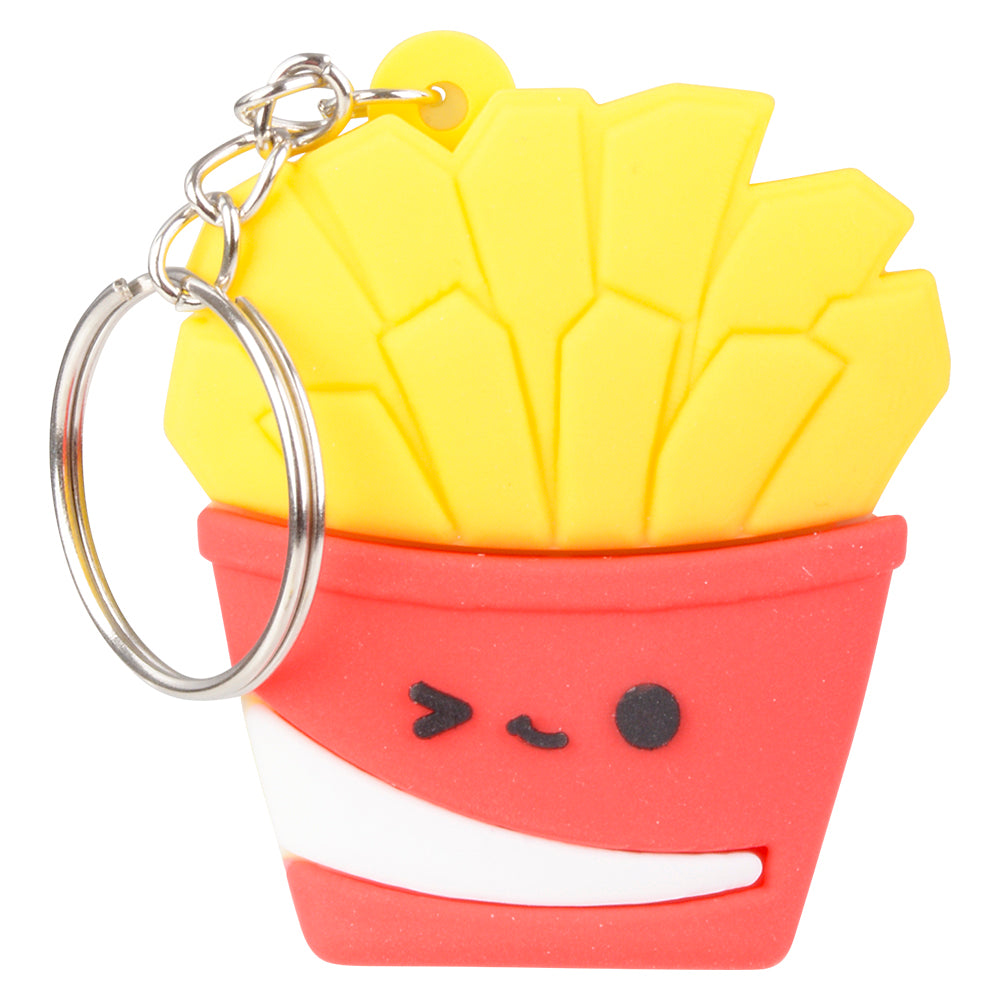 Fast Food Keychains 2.25" (24 Pc Poly Bag)
