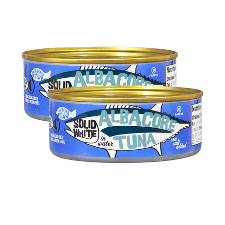 Solid White Albacore Tuna in Water Sea Salt Added 5 Oz