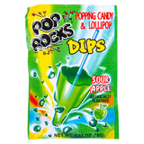 Pop Rocks Dips Sour Apple (1 Box)