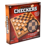 Wooden Checkers 10" (1 Box)