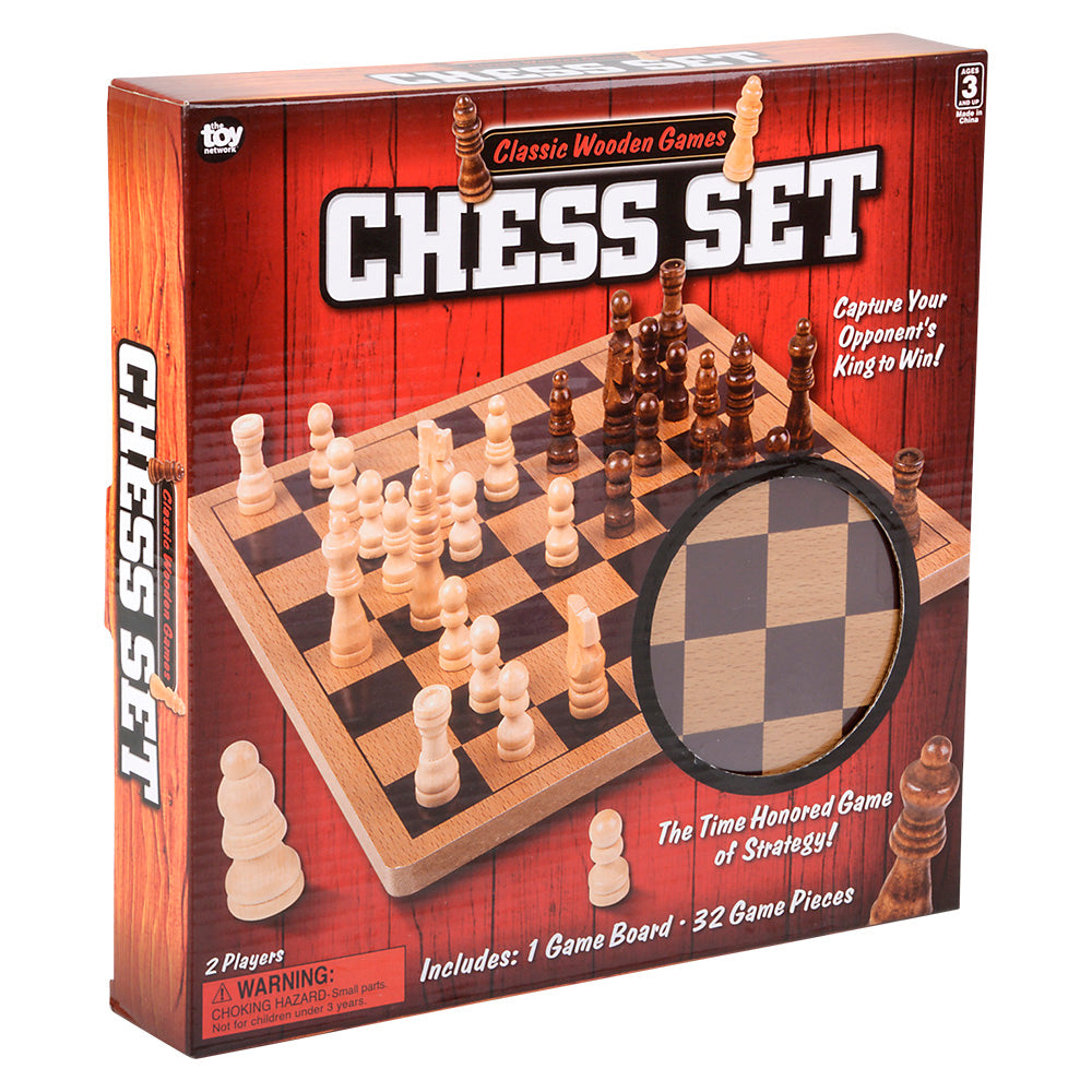 Wooden Chess Set 10" (1 Box)