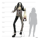 7' Animated Sweet Dreams Clown Prop