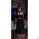 7' Animated Whimsical Witch