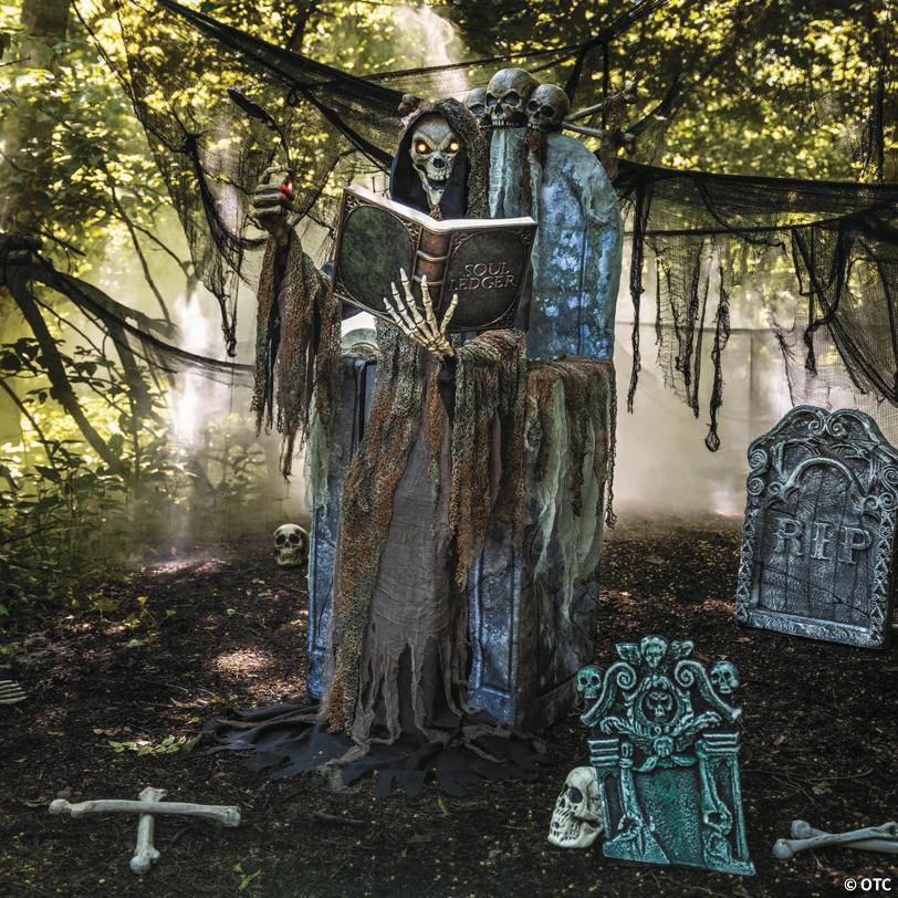 7 Ft. Animated Light-Up Soul Collector Halloween Decoration