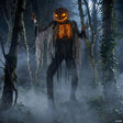 7 Ft. Scorched Scarecrow Animated Prop Standing Halloween Decoration