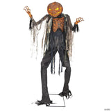 7 Ft. Scorched Scarecrow Animated Prop Standing Halloween Decoration