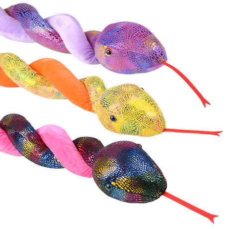 Plush Twisty Snake Metallic Assortment A (1 PC)
