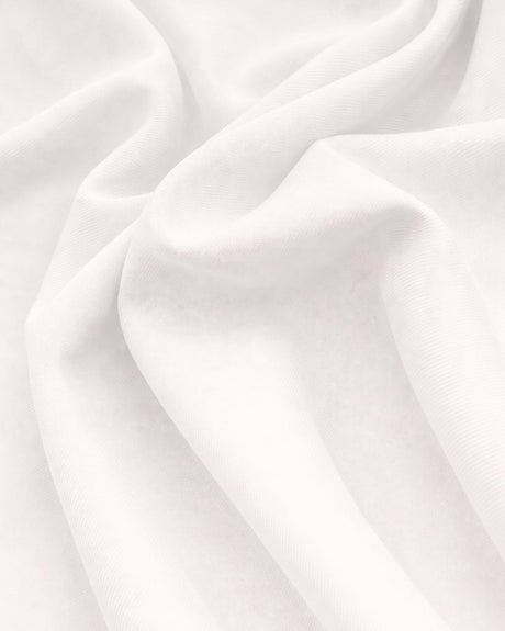 Stretch Twill Denim Look Off White