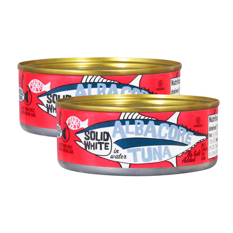 Solid White Albacore Tuna in Water No Salt Added 5 Oz