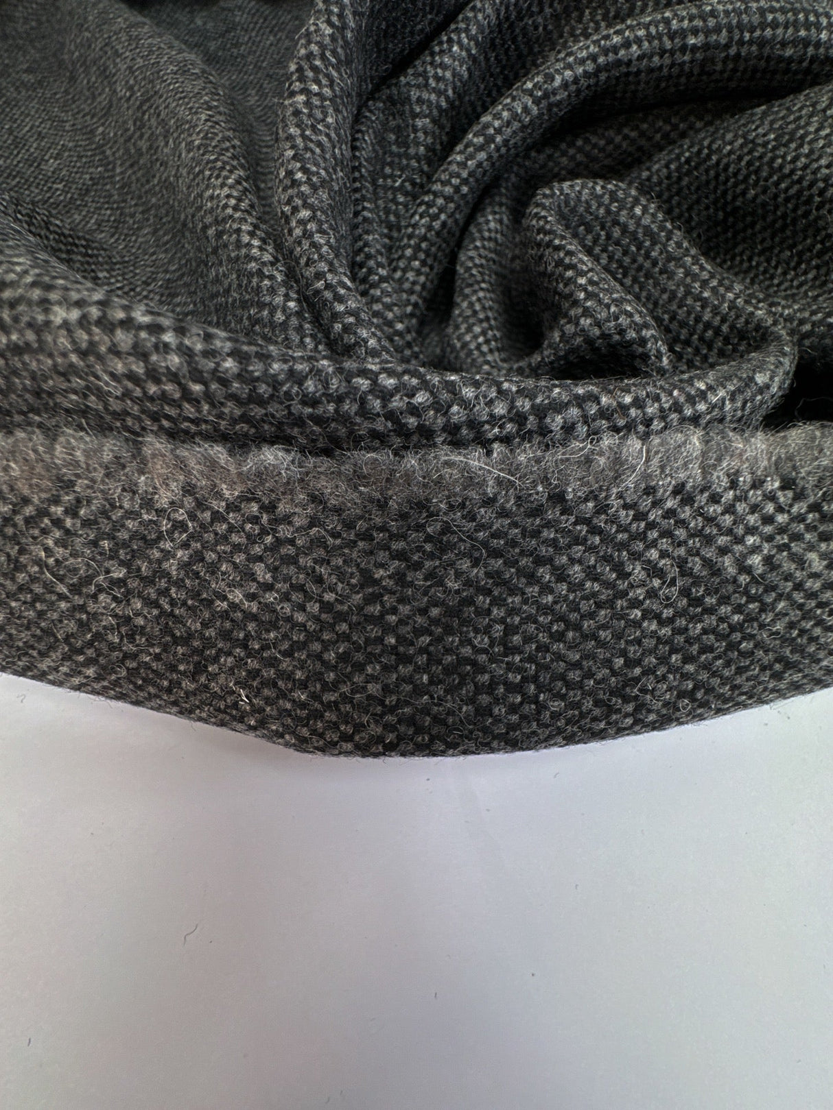 Wool Tweed Melange Blue