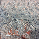 Floral Sequin Lace Fabric 52" Wide Polyester