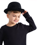 Velvet Derby Hat Costume Accessory - Kids