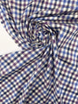 Cotton Poplin Blue Checked