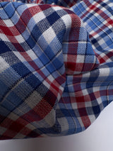 Cotton Checked Plain Woven Shirt Fabric