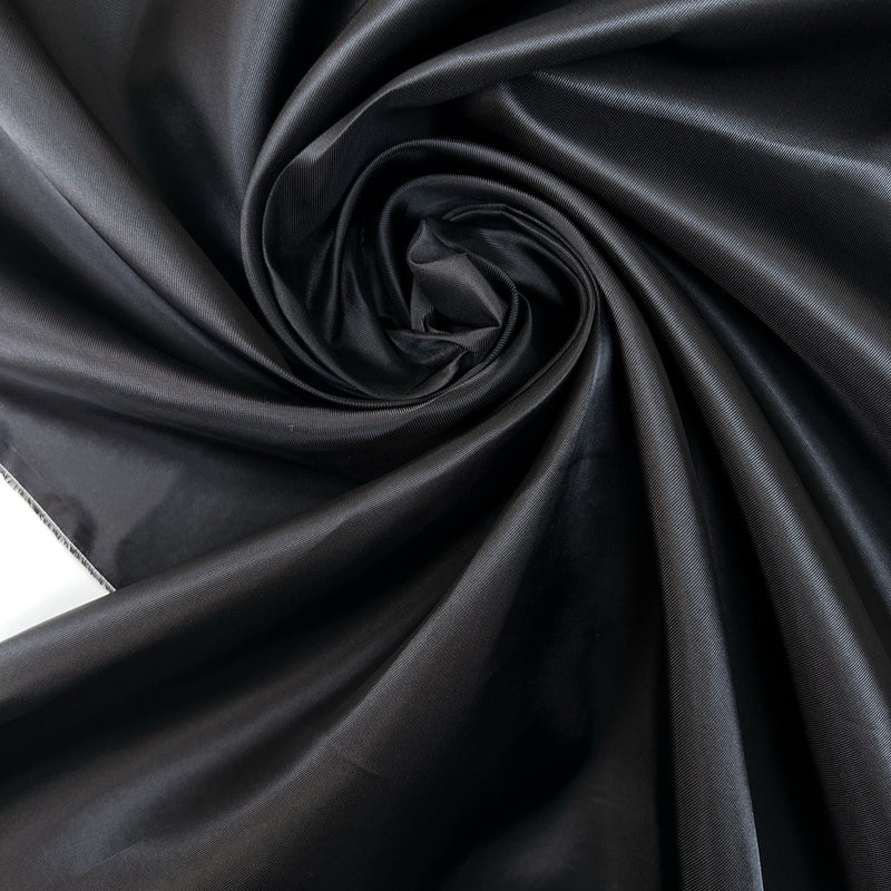 Black Viscose Twill Fabric
