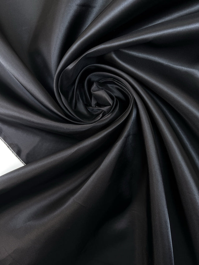 Black Viscose Twill Fabric
