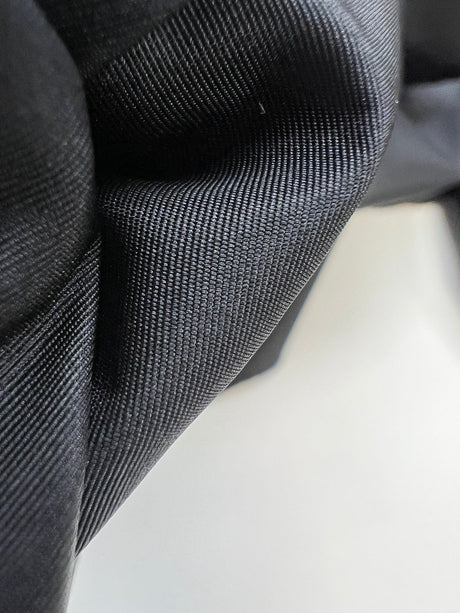 Polyester Rep Weave Suiting Black