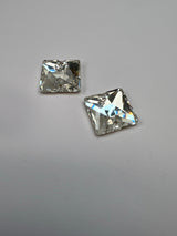 Silver Sewing Notions With Crystals