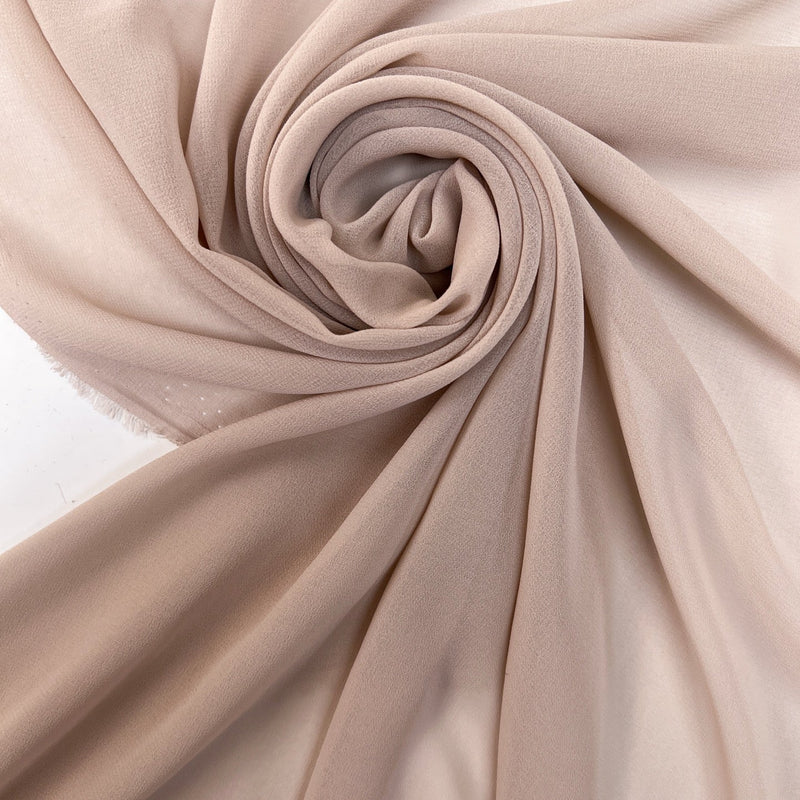 Polyester Crepe Beige Italian Lightweight